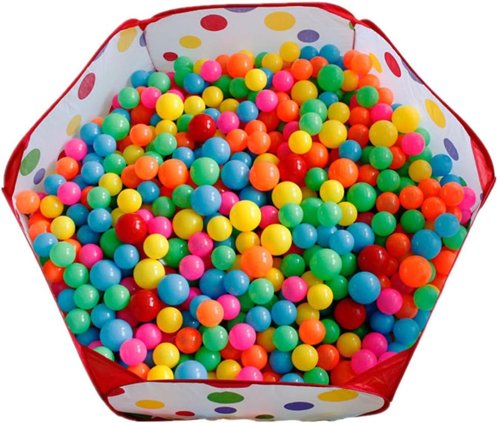 Kids Ball Pit Large Pop up Toddler Ball Pits Tent for Toddlers Girls Boys for Indoor Outdoor Baby Playpen W/Zipper Storage Bag, Balls Not Included (Ared)