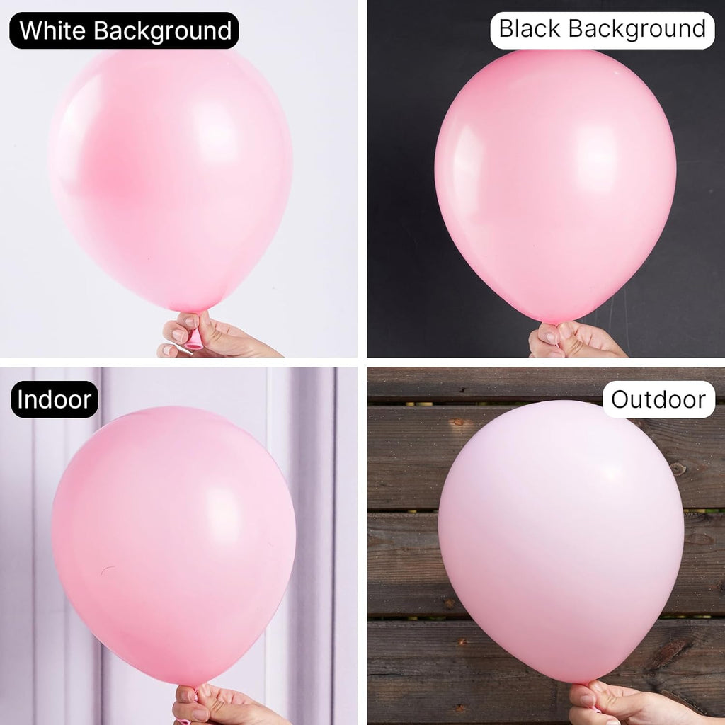 Pastel Pink Balloons, 50 Pcs 12 Inch Pink Balloons, Baby Pink Balloons for Balloon Garland Balloon Arch as Birthday Party Decorations, Wedding Decorations, Baby Shower Decorations, Pink-Q05