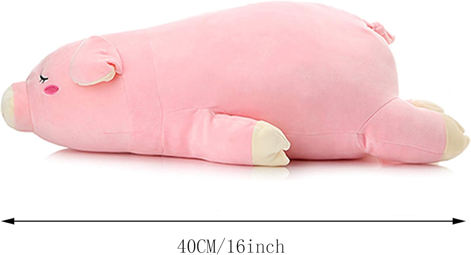Kids Pillows Pig Plush Pillow Stuffed Body Pillow Pink 16 Inches