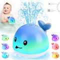 Bath Toys for Kids Ages 1-3, Baby Bath Toys 6-12-18 Months, Pool Water Toys for Toddlers, Babies 1 2 3 Year Boy Girl Gifts, Light up Whale Bath Toy Sprinkler, 1St Birthday Bathtub Fountain Toy